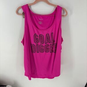 Torrid Pink Sleeveless Relaxed Tank Top